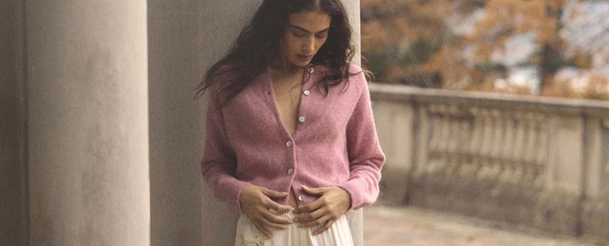 Doen Rose Pink Cardigan