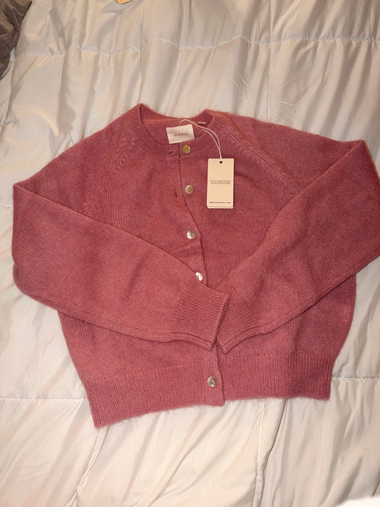 Doen Rose Pink Cardigan
