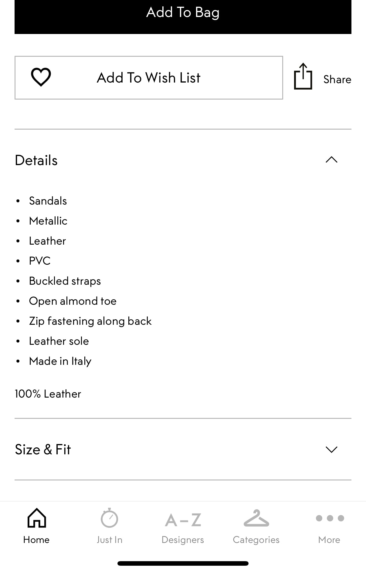 Guiseppe Zanotti gladiator sandals