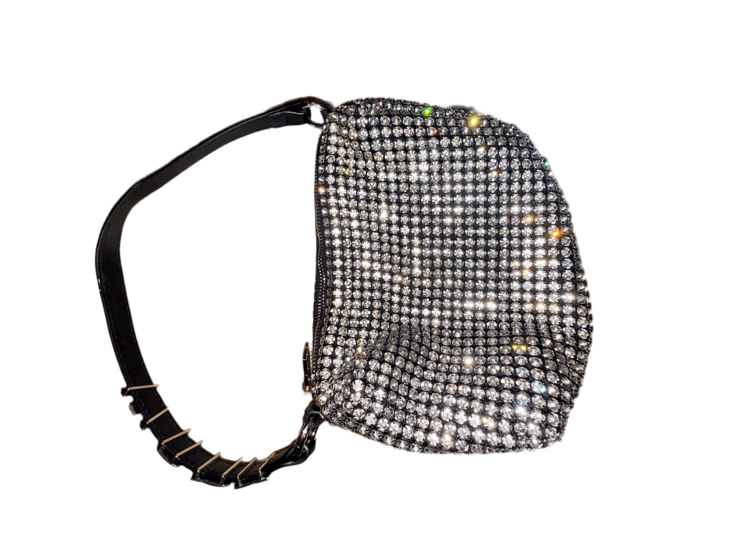 RARE Alexander wang logo crystal embellished mini heiress bag