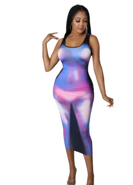 Perfect body outline dress