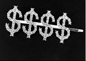 Diamond money hair pin